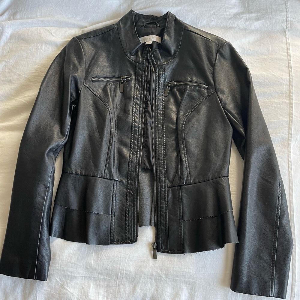 New York & Company Faux Leather Jacket